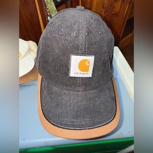 Vintage ‘05 Carhartt Corduroy Baseball Hat Adjustable Strap 100% Cotton *RARE*